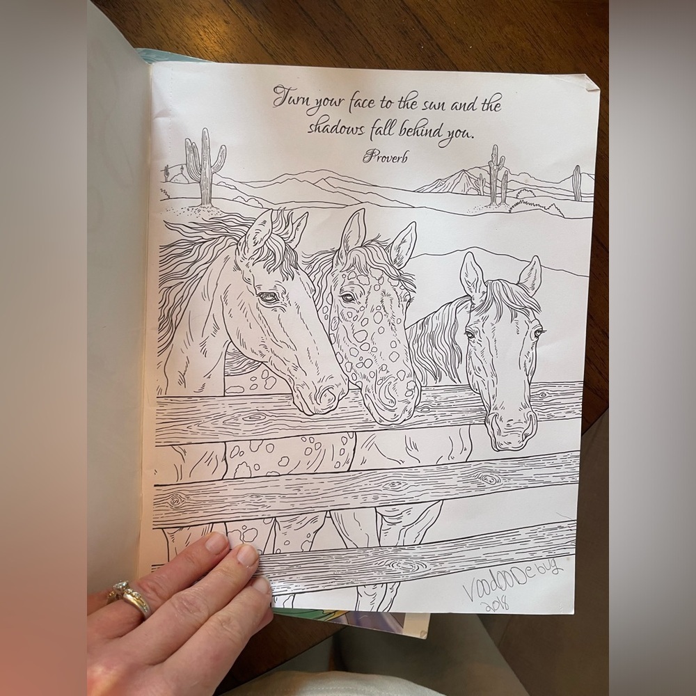 Strong Spirit Coloring Art Book - Picture 2 of 6